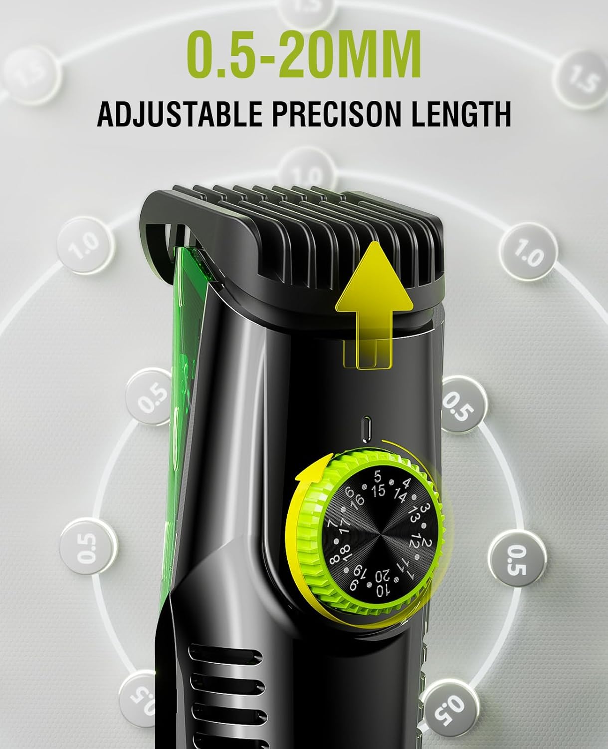 NoMess™ Vacuum Beard Trimmer