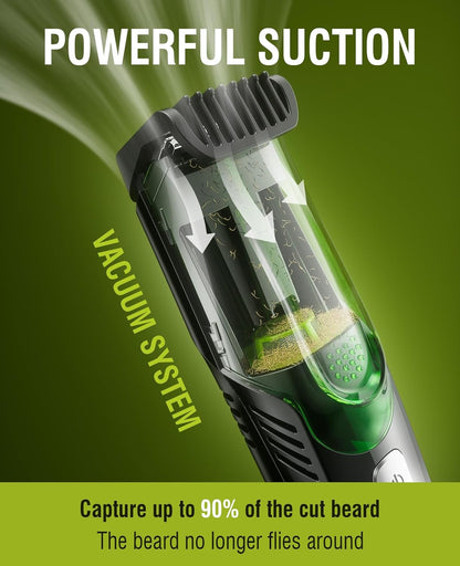 NoMess™ Vacuum Beard Trimmer